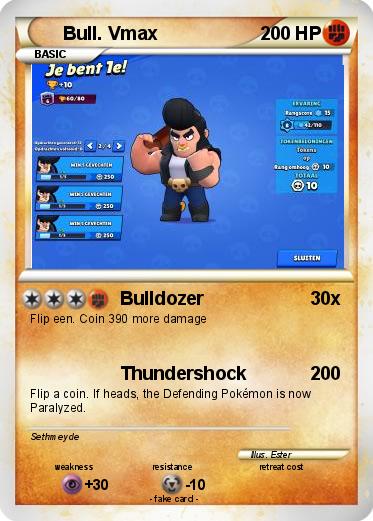 Pokemon Bull. Vmax