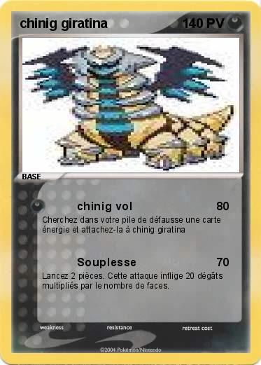 Pokemon chinig giratina