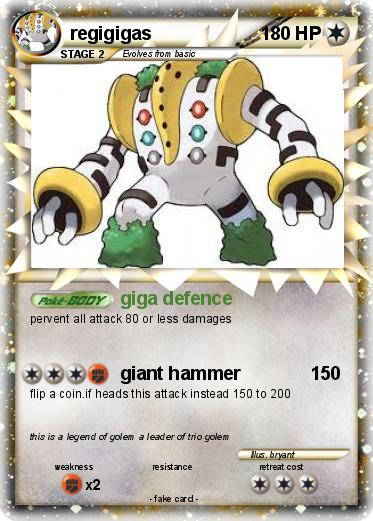 Pokemon regigigas