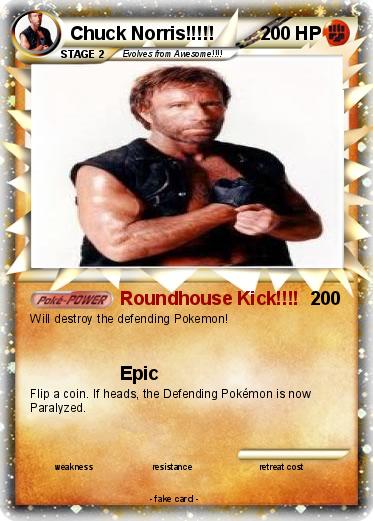 Pokemon Chuck Norris!!!!!