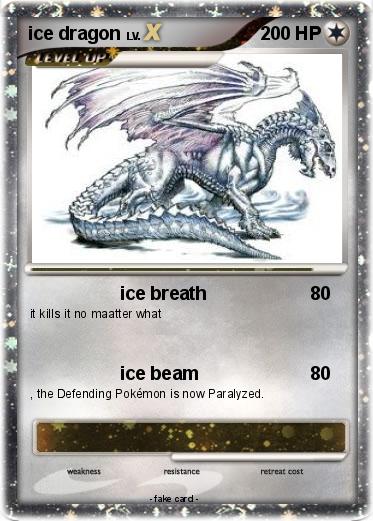 Pokemon ice dragon
