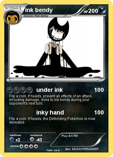Pokemon ink bendy