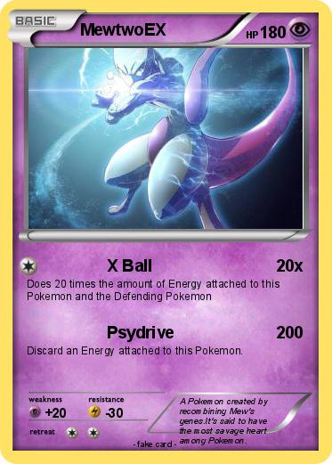 Pokemon MewtwoEX