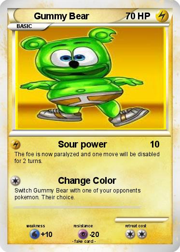 Pokemon Gummy Bear