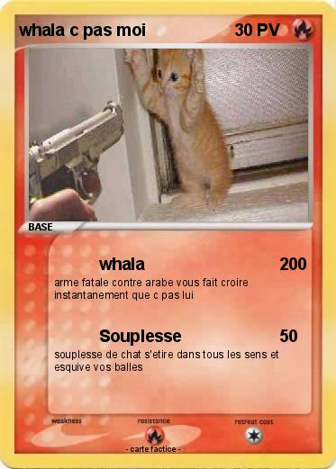 Pokemon whala c pas moi