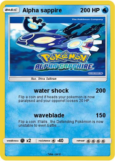 Pokemon Alpha sappire