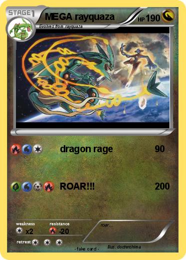 Pokemon MEGA rayquaza