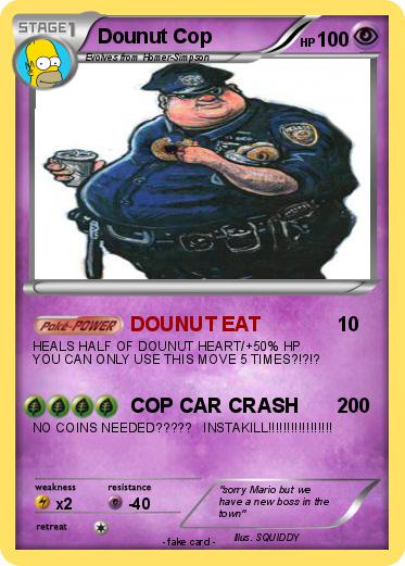 Pokemon Dounut Cop