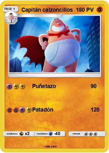 Pokemon Capitán calzoncillos
