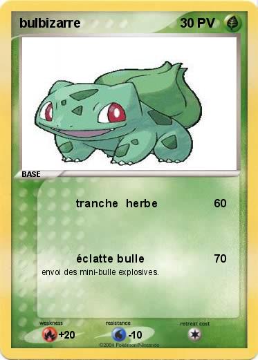 Pokemon bulbizarre