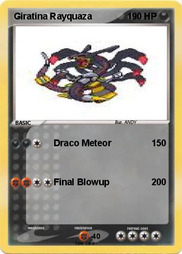Pokemon Giratina Rayquaza
