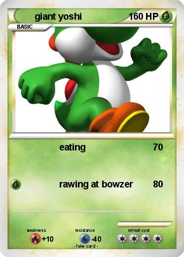 Pokemon giant yoshi