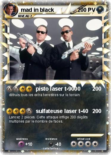 Pokemon mad in black