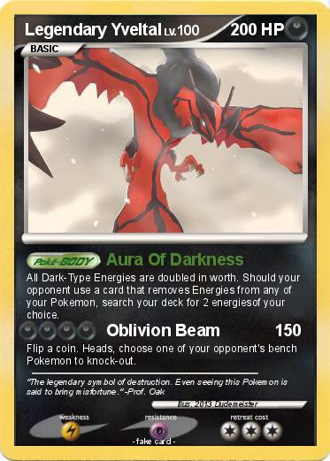 Pokemon Legendary Yveltal