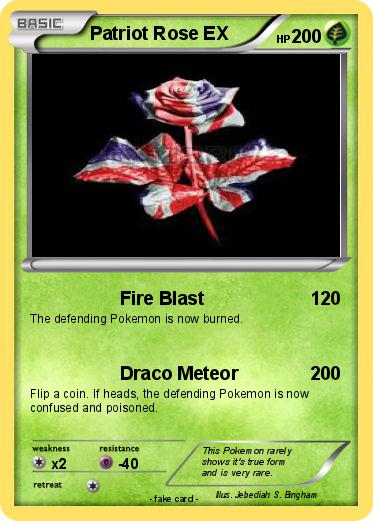 Pokemon Patriot Rose EX