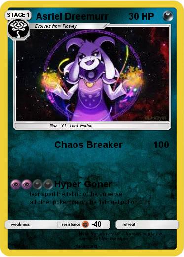 Pokemon Asriel Dreemurr