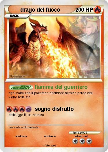 Pokemon drago del fuoco