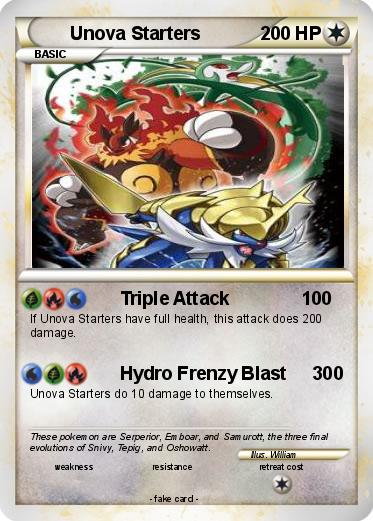 Pokemon Unova Starters