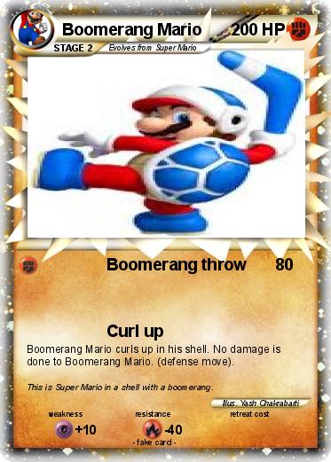Pokemon Boomerang Mario