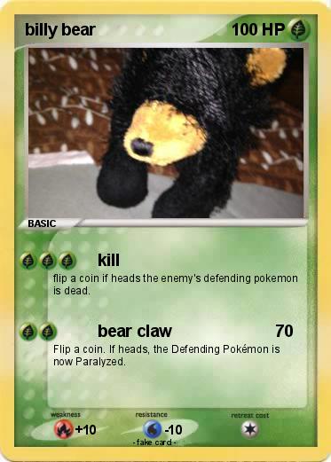 Pokemon billy bear