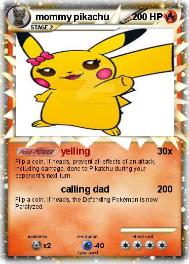Pokemon mommy pikachu