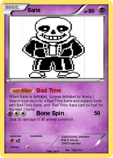 Pokemon Sans
