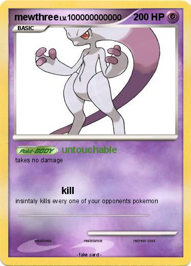 Pokemon mewthree