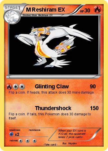 Pokemon M Reshiram EX