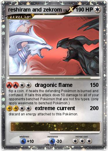 Pokemon reshiram and zekrom