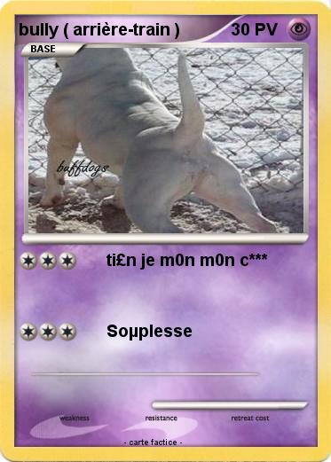 Pokemon bully ( arrière-train )