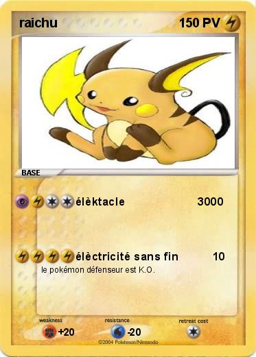 Pokemon raichu