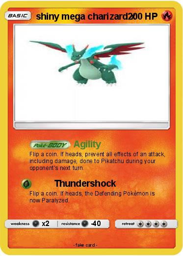 Pokemon shiny mega charizard x