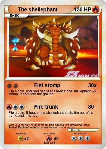 Pokemon The shellephant