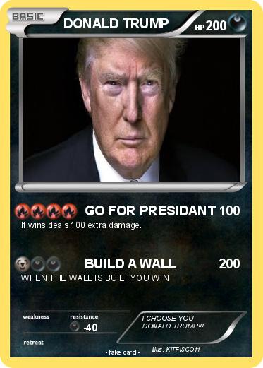 Pokemon DONALD TRUMP