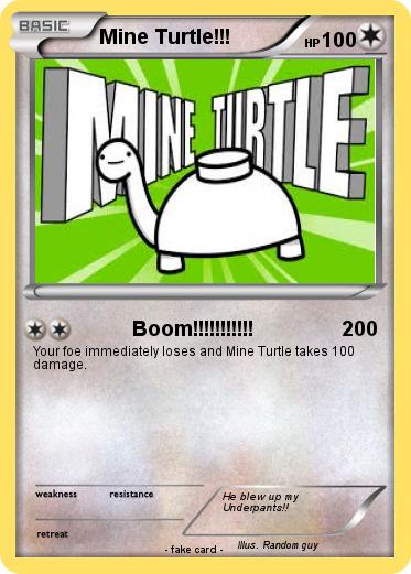 Pokemon Mine Turtle!!!