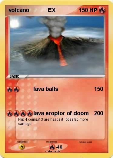 Pokemon volcano            EX