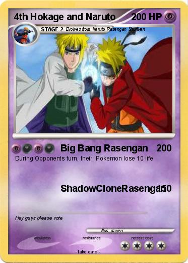 Pokemon 4th Hokage and Naruto
