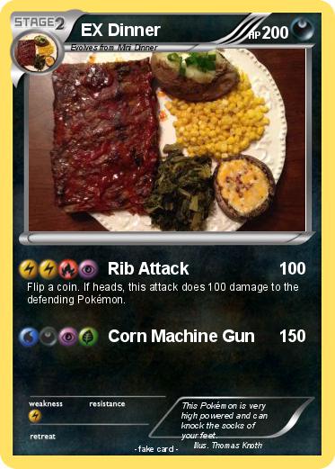 Pokemon EX Dinner