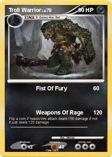 Pokemon Troll Warrior