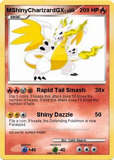 Pokemon MShinyCharizardGX