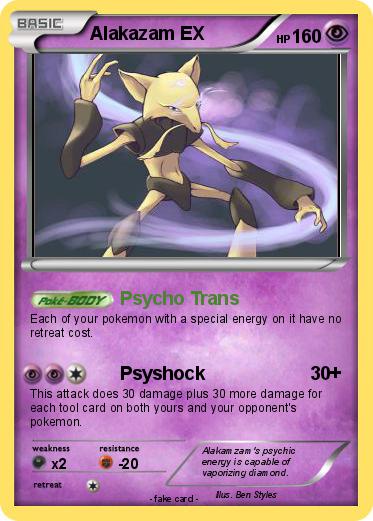 Pokemon Alakazam EX