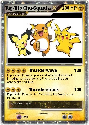 Pokemon Tag-Trio Chu-Squad