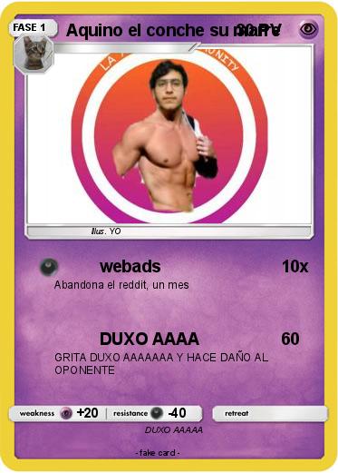 Pokemon Aquino el conche su marre