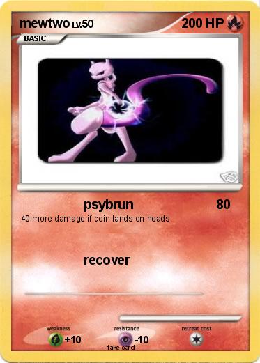 Pokemon mewtwo