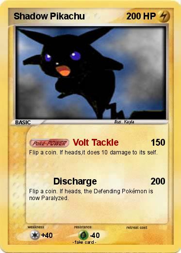 Pokemon Shadow Pikachu