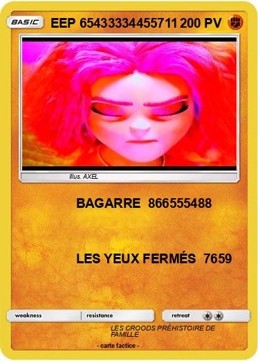 Pokemon EEP 65433334455711