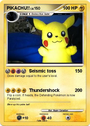 Pokemon PIKACHU!!