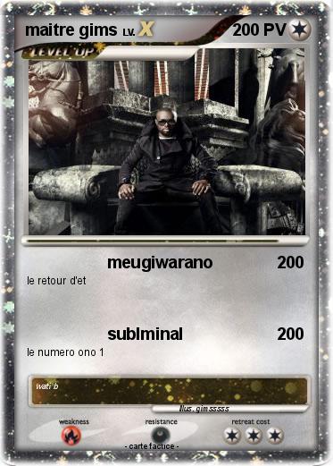 Pokemon maitre gims