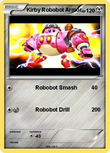 Pokemon Kirby Robobot Armor