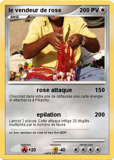Pokemon le vendeur de rose
